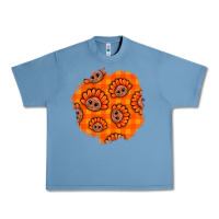 Pebble Blue Thanksgiving Turkey With Tartan Patch Urban Heavy Tee - BundleAndBundleShop