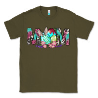 Army Green Western Mom With Easter Classic Tee - BundleAndBundleShop