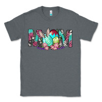 Charcoal Heather Western Mom With Easter Classic Tee - BundleAndBundleShop