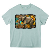 Arona western sunflowers elephant Heavy Core Tee - LillyAllenDesigns