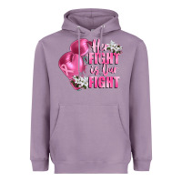 Lavender her fight is our fight Breast cancer awareness Heavyweight Hoodie - FaDigitalArtStudio