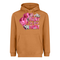Meerkat her fight is our fight Breast cancer awareness Heavyweight Hoodie - FaDigitalArtStudio