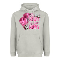 Moon Dust her fight is our fight Breast cancer awareness Heavyweight Hoodie - FaDigitalArtStudio