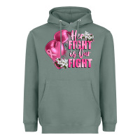 Sage her fight is our fight Breast cancer awareness Heavyweight Hoodie - FaDigitalArtStudio