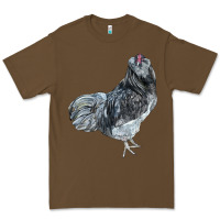 Cacao Ameraucana Rooster Premium Tee - LillyAllenDesigns