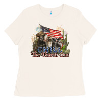 Bone chill the fourth out cows 4th july america Ladies Tee - NancyCooperArtShop
