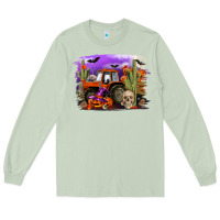 Matcha Halloween tractor Long Sleeve Tee - RanaPortraitStore