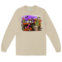 Mushroom Halloween tractor Long Sleeve Tee - RanaPortraitStore