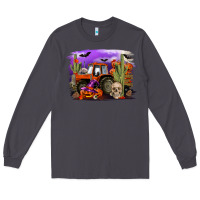 Smoke Halloween tractor Long Sleeve Tee - RanaPortraitStore