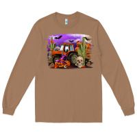 Toasted Coconut Halloween tractor Long Sleeve Tee - RanaPortraitStore