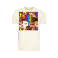 Vintage Arctic Pride lgbtq fists seamless pattern Vintage Tee - BundleAndBundleShop