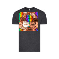 Vintage Black Pride lgbtq fists seamless pattern Vintage Tee - BundleAndBundleShop