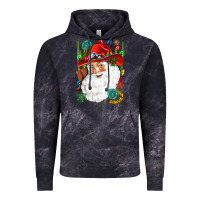 Cloud Black Cowboy Santa Vintage Hoodie - NancyCooperArtShop
