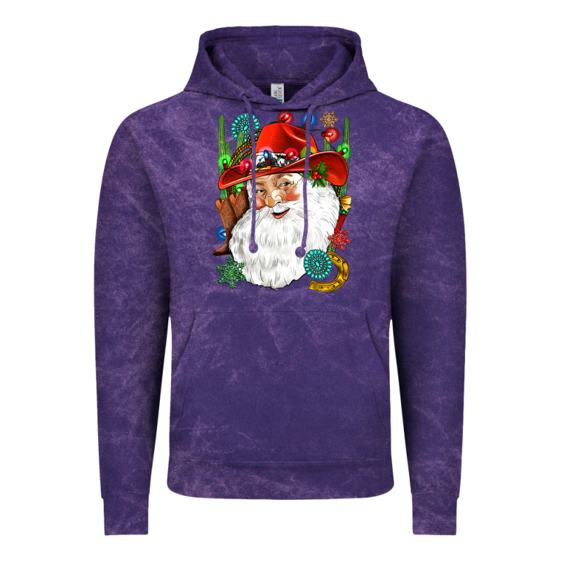 Cowboy Santa Vintage Hoodie by NancyCooperArtShop | Teevron