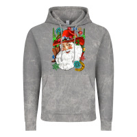 Cloud Rock Cowboy Santa Vintage Hoodie - NancyCooperArtShop