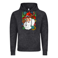 Vintage Black Cowboy Santa Vintage Hoodie - NancyCooperArtShop