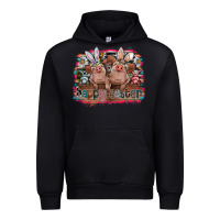 Black Happy Easter Urban Hoodie - CowhideDigitalArt