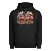 Pigment Black Happy Easter Urban Hoodie - CowhideDigitalArt