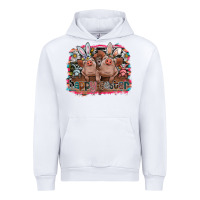 White Happy Easter Urban Hoodie - CowhideDigitalArt