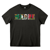 Asphalt mexican flag madre Heavy Core Tee - Jasminsmagicworld