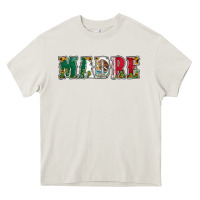 Cream mexican flag madre Heavy Core Tee - Jasminsmagicworld