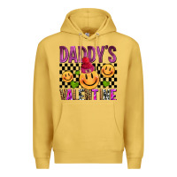 Antique Gold daddys valentine olivia Premium Hoodie - OliviaCreatesArt