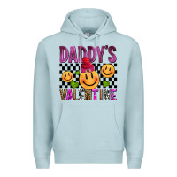 Blue Mist daddys valentine olivia Premium Hoodie - OliviaCreatesArt