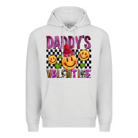 Dove Grey daddys valentine olivia Premium Hoodie - OliviaCreatesArt