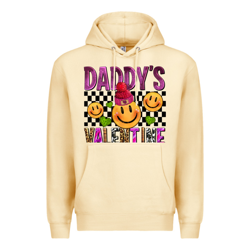 Daddys Valentine Olivia Premium Hoodie by OliviaCreatesArt | Teevron