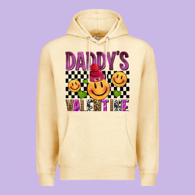 Daddys Valentine Olivia Premium Hoodie Designed By Oliviacreatesart