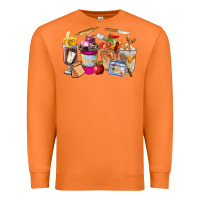 Carrot Lunch Lady Coffee Cups Premium Sweatshirt - FaDigitalArtStudio