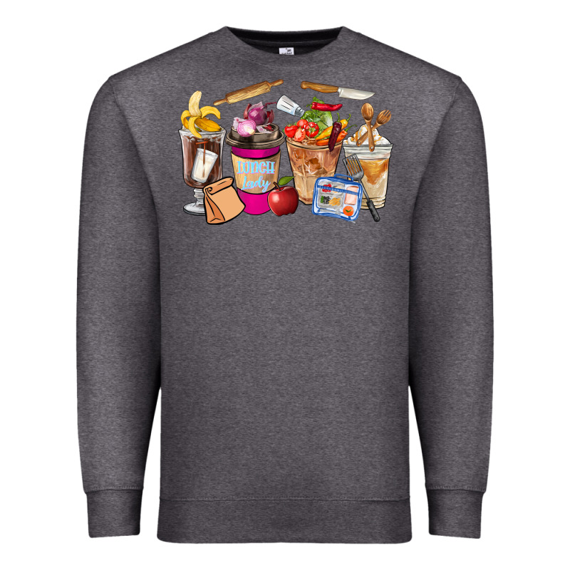 Lunch Lady Coffee Cups Premium Sweatshirt by FaDigitalArtStudio | Teevron