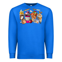 True Royal Lunch Lady Coffee Cups Premium Sweatshirt - FaDigitalArtStudio