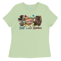 Matcha faith love freedom usa Ladies Tee - NancyCooperArtShop