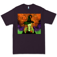 Plum halloween witch tumbler Premium Tee - Jasminsmagicworld