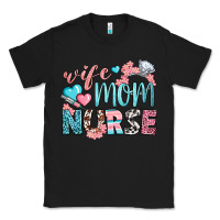 Black Wife Mom Nurse Classic Tee - BundleAndBundleShop