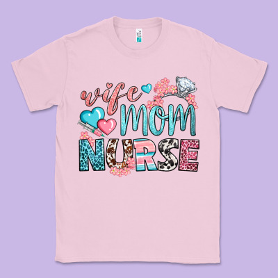 Wife Mom Nurse Classic Tee Designed By Bundleandbundleshop