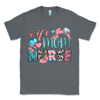 Charcoal Heather Wife Mom Nurse Classic Tee - BundleAndBundleShop