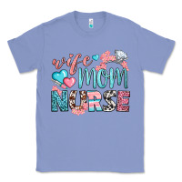 Colony Blue Wife Mom Nurse Classic Tee - BundleAndBundleShop