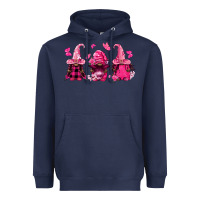 Navy breast cancer afro gnomies Heavyweight Hoodie - FaDigitalArtStudio