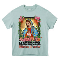 Arona madrecita muchas gracias lady of Guadalupe Heavy Core Tee - BarkalooDesign