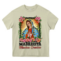 Madrecita Muchas Gracias Lady Of Guadalupe Heavy Core Tee | Teevron