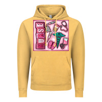 Vintage Mustard nurse Vintage Hoodie - MaliasSmallBusiness
