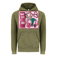 Vintage Olive nurse Vintage Hoodie - MaliasSmallBusiness