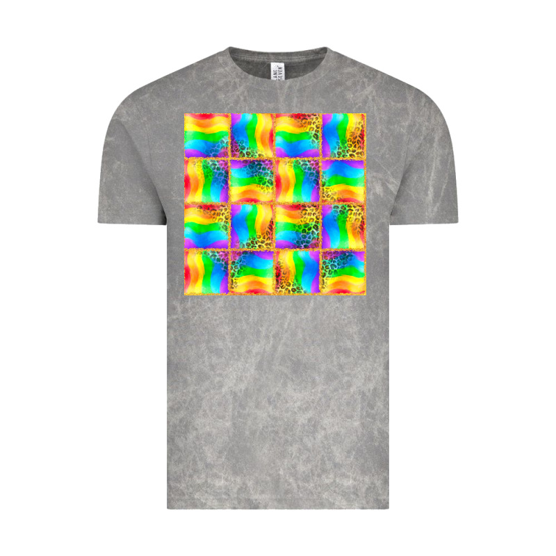 Pride Lgbtq Flag And Leopard With Glitter Seamless Vintage Tee by BundleAndBundleShop | Teevron