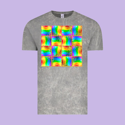 Pride Lgbtq Flag And Leopard With Glitter Seamless Vintage Tee Designed By Bundleandbundleshop