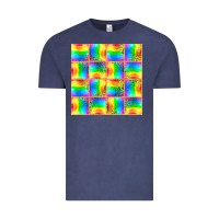 Vintage Denim Pride lgbtq flag and leopard with glitter seamless Vintage Tee - BundleAndBundleShop