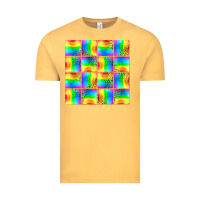 Vintage Mustard Pride lgbtq flag and leopard with glitter seamless Vintage Tee - BundleAndBundleShop