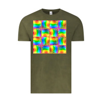 Vintage Olive Pride lgbtq flag and leopard with glitter seamless Vintage Tee - BundleAndBundleShop
