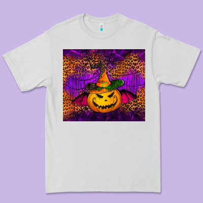 Halloween Jack O'lantern Tumbler Premium Tee Designed By Jasminsmagicworld